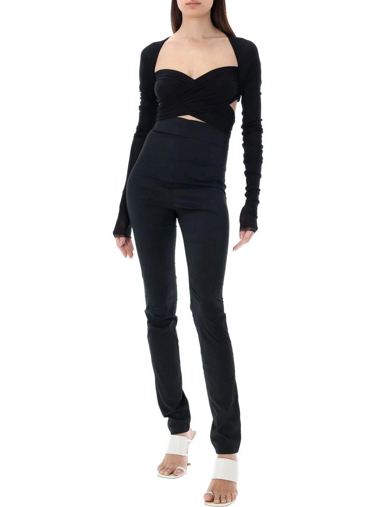 PHILOSOPHY di LORENZO SERAFINI Philosophy Di Lorenzo Serafini Bow-Fastened Long-Sleeved Top 4