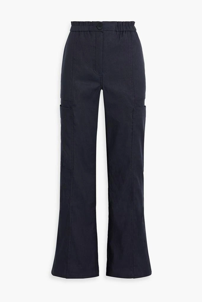 IRIS & INK Leila linen-blend twill cargo pants 1
