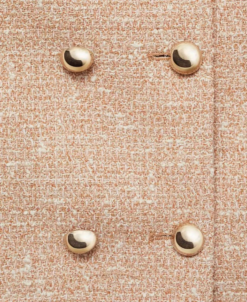 Mango Women's Double-Breasted Tweed Jacket 7