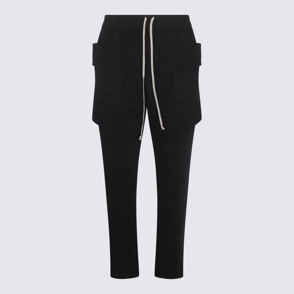 Rick Owens Rick Owens Drkshdw Black Creatch Cargo Pants 1