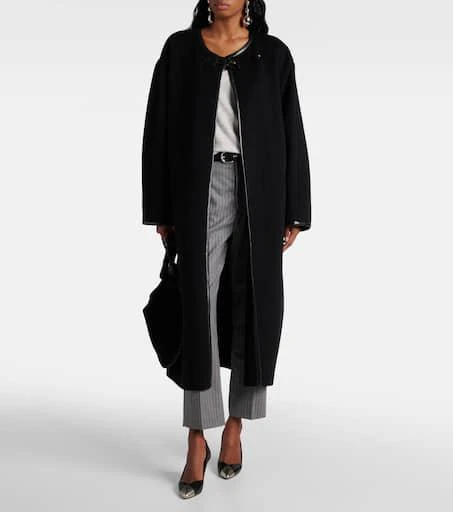 Isabel Marant Elza wool and cashmere coat 2