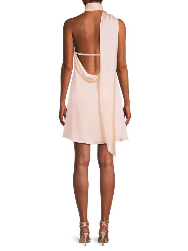 Jonathan Simkhai Jade Draped Scarf Mini Dress 2