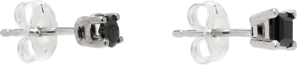 Martine Ali SSENSE Exclusive 'Onyx Prasiolite' Mixed Prince Earrings 2