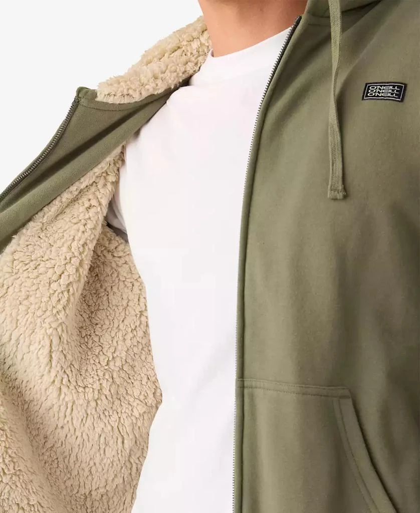 O'Neill Men's Bronsen High Pile Zip Up Hoodie 4