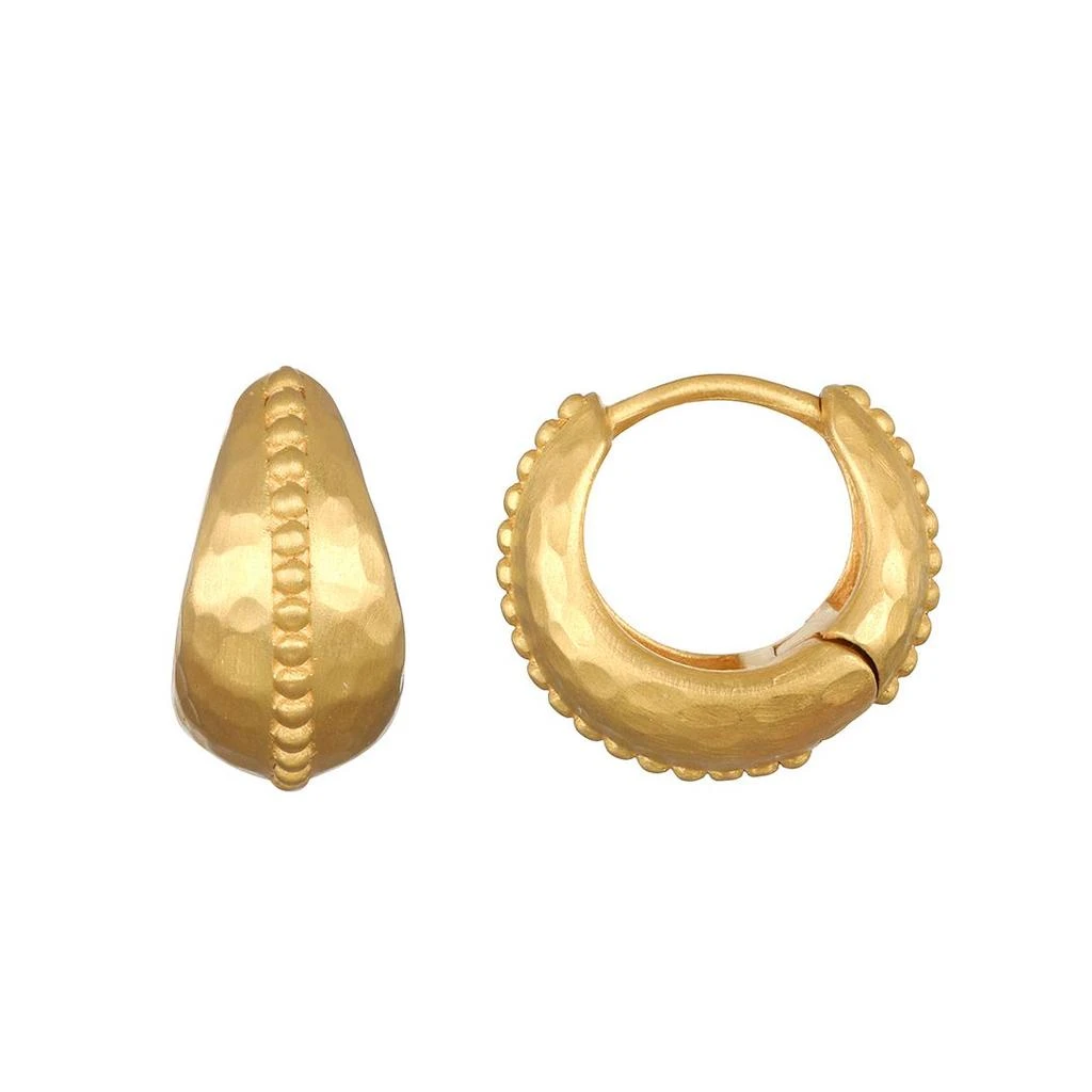 Satya Jewelry Little Joys Dot Huggie Hoop Earrings 1