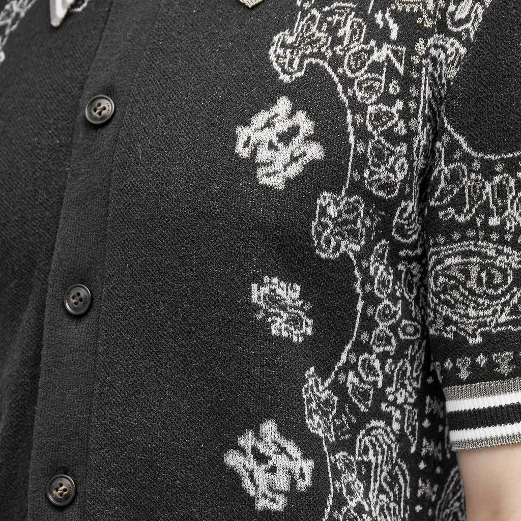 AMIRI AMIRI Bandana Knitted Polo Shirt 5