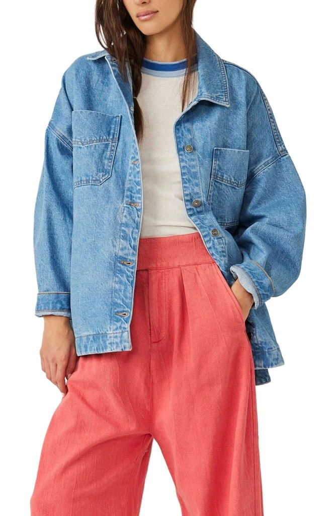 Free People Madison City Twill Jacket 5