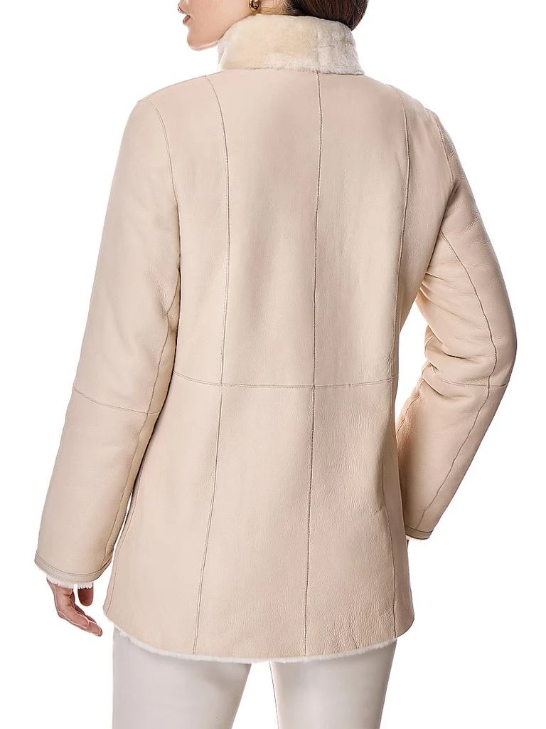 The Fur Salon Shearling-Lined Leather Jacket 5