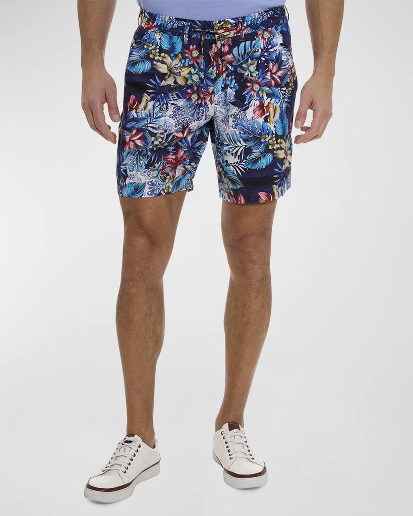Robert Graham Men's Merrick Printed Drawstring Shorts 1
