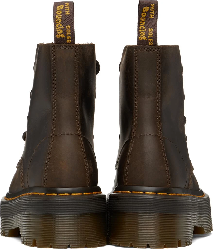 Dr. Martens Brown Sinclair Leather Platform Boots 2