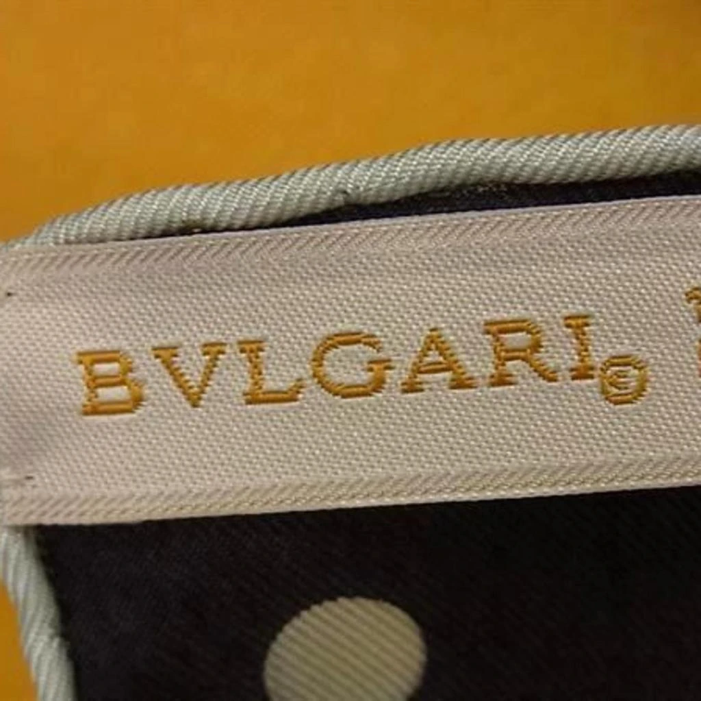 BVLGARI yellow Silk Scarf (Pre-Owned) 5