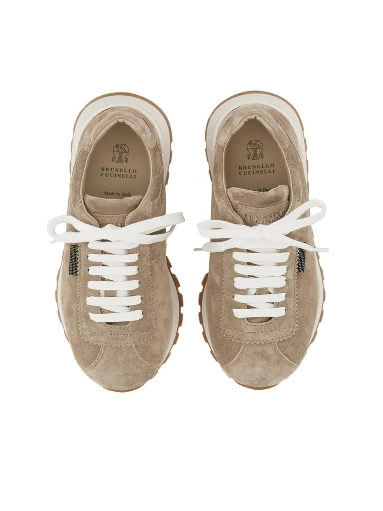 Brunello Cucinelli SNEAKER RUNNING IN CAMOSCIO 2
