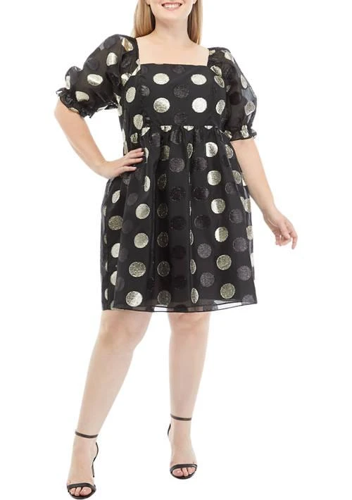 balloon sleeve dress black Black Off-the-Shoulder Keyhole Short Party Dress with Balloon Sleeves, Black / 6