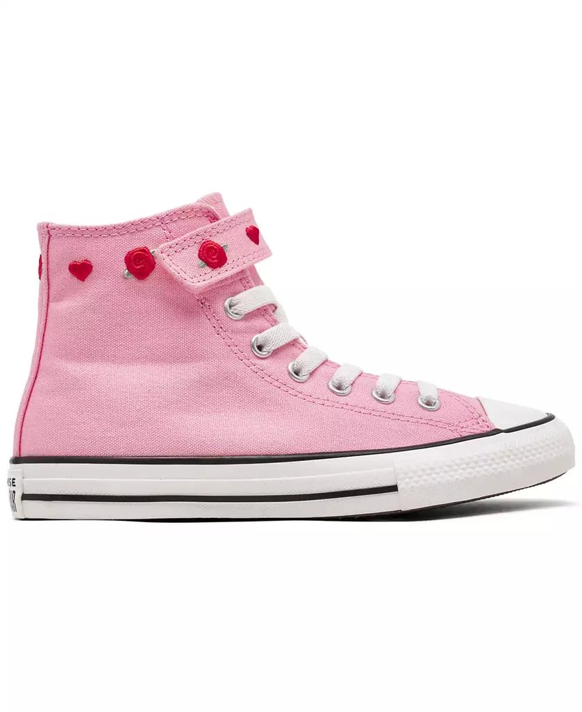 Converse Little Girls' Chuck Taylor All Star Valentine's Day High Top Casual Sneakers from Finish Line 6