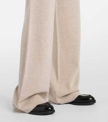 Max Mara Wilma knitted wool wide-leg pants 5