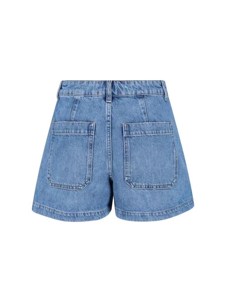 The Seafarer The Seafarer Patch-Pocket Denim Shorts 2