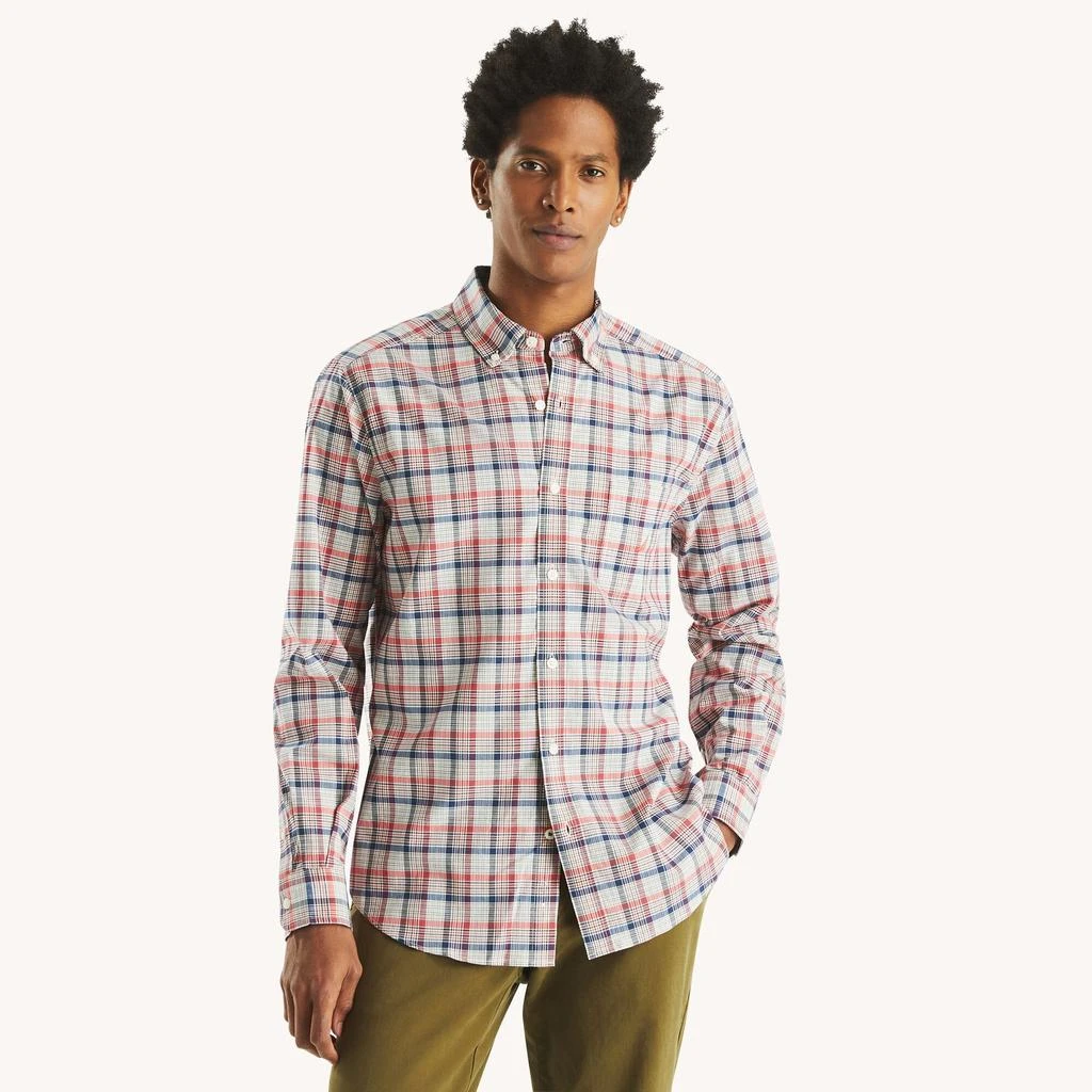 Nautica Mens Plaid Shirt 1