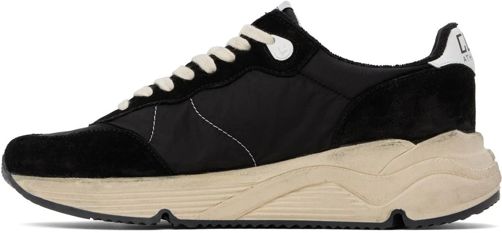 Golden Goose Black & White Running Sole Sneakers 3