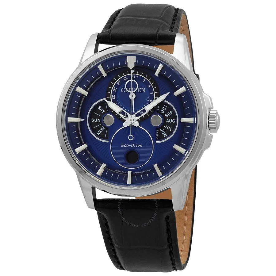 Citizen Calendrier Multifunction Blue Dial Men's Watch BU0050-02L 1