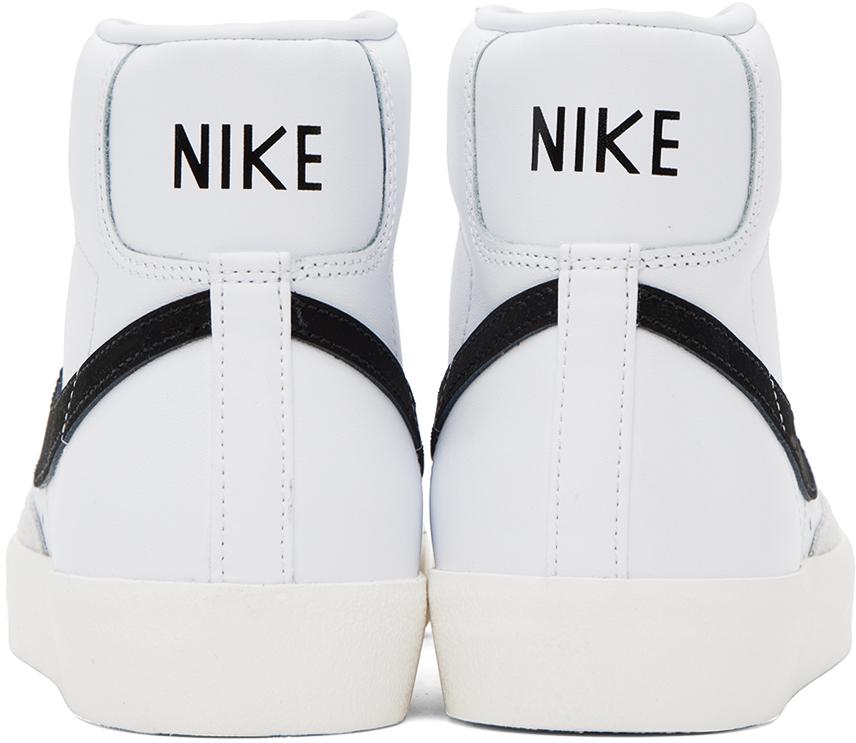 Nike White & Black Blazer Mid '77 Sneakers
