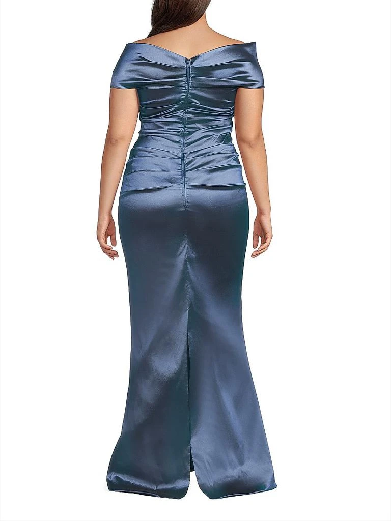 Teri Jon Taffeta Gown 5