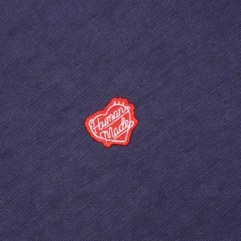 Human Made Heart Badge T-Shirt - Navy 3