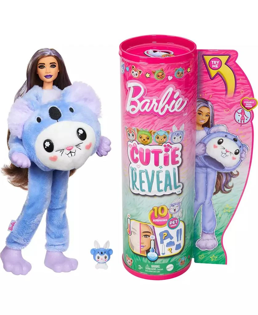 Barbie Cutie Reveal Costume-Themed Doll and Accessories with 10 Surprises, Bunny as a Koala 1