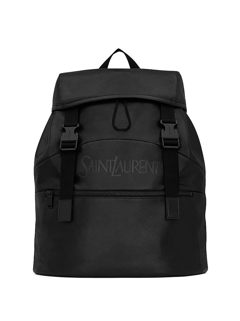 Yves Saint Laurent Backpack in Grained Leather 1
