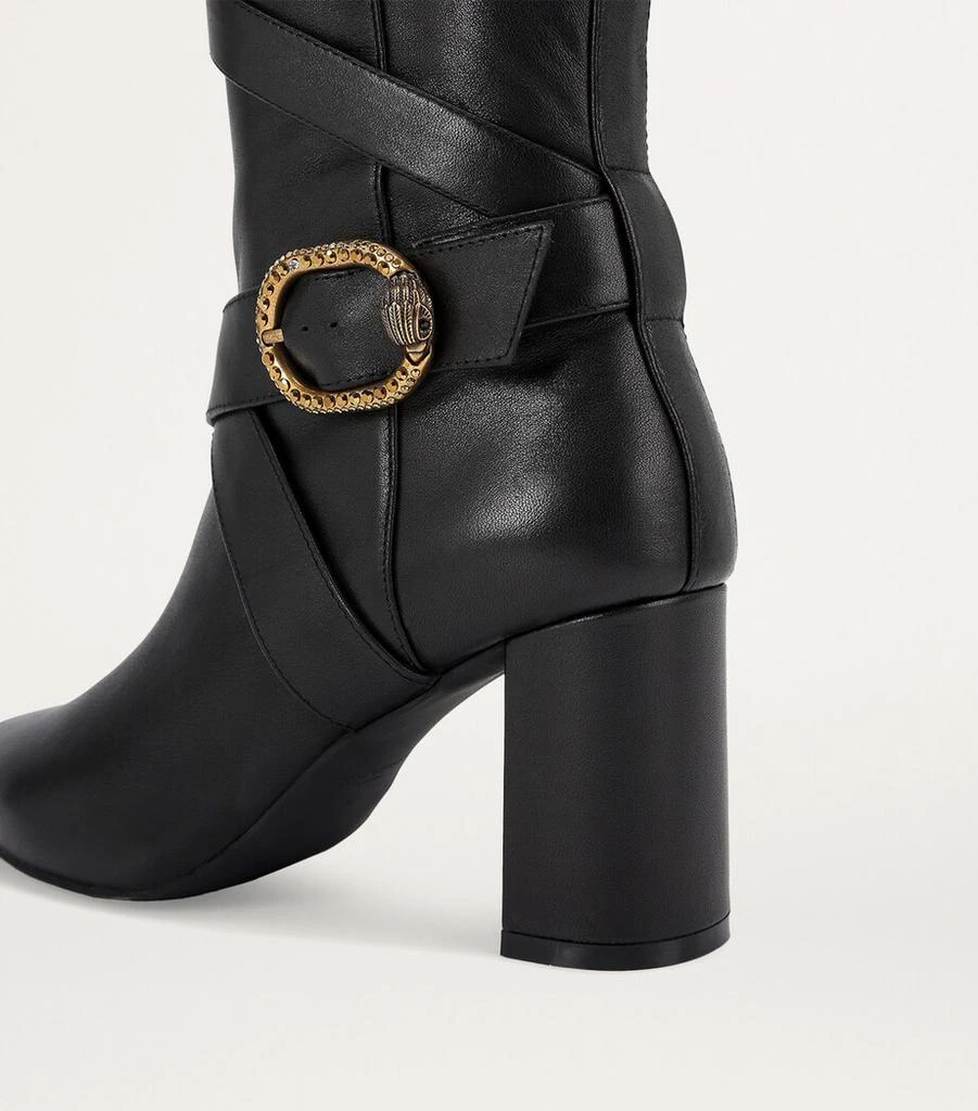 Kurt Geiger Leather Mayfair Knee-High Boots 80 4