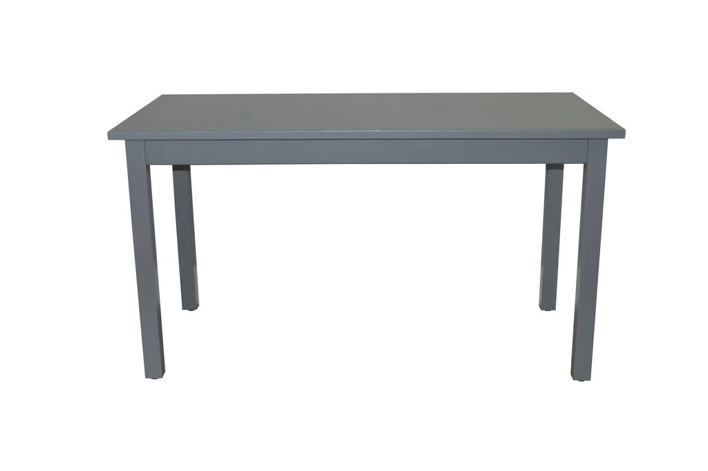 Hivvago 60" Gray Solid Wood Dining Table 2