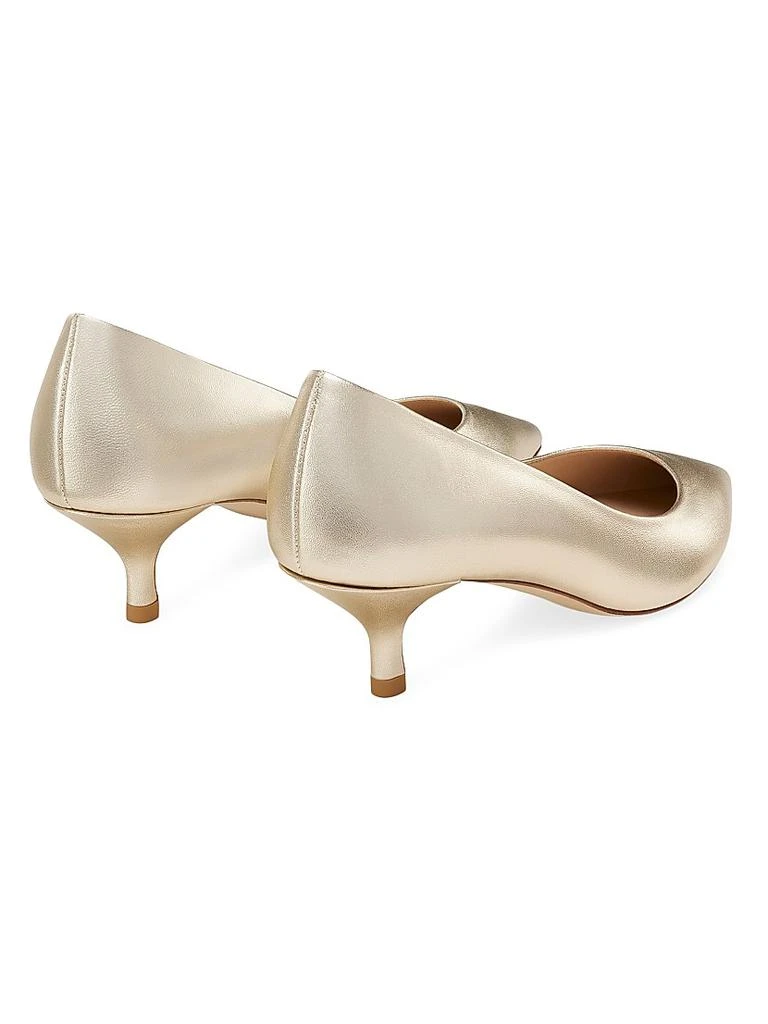 Stuart Weitzman Power 50MM Metallic Leather Pumps 3
