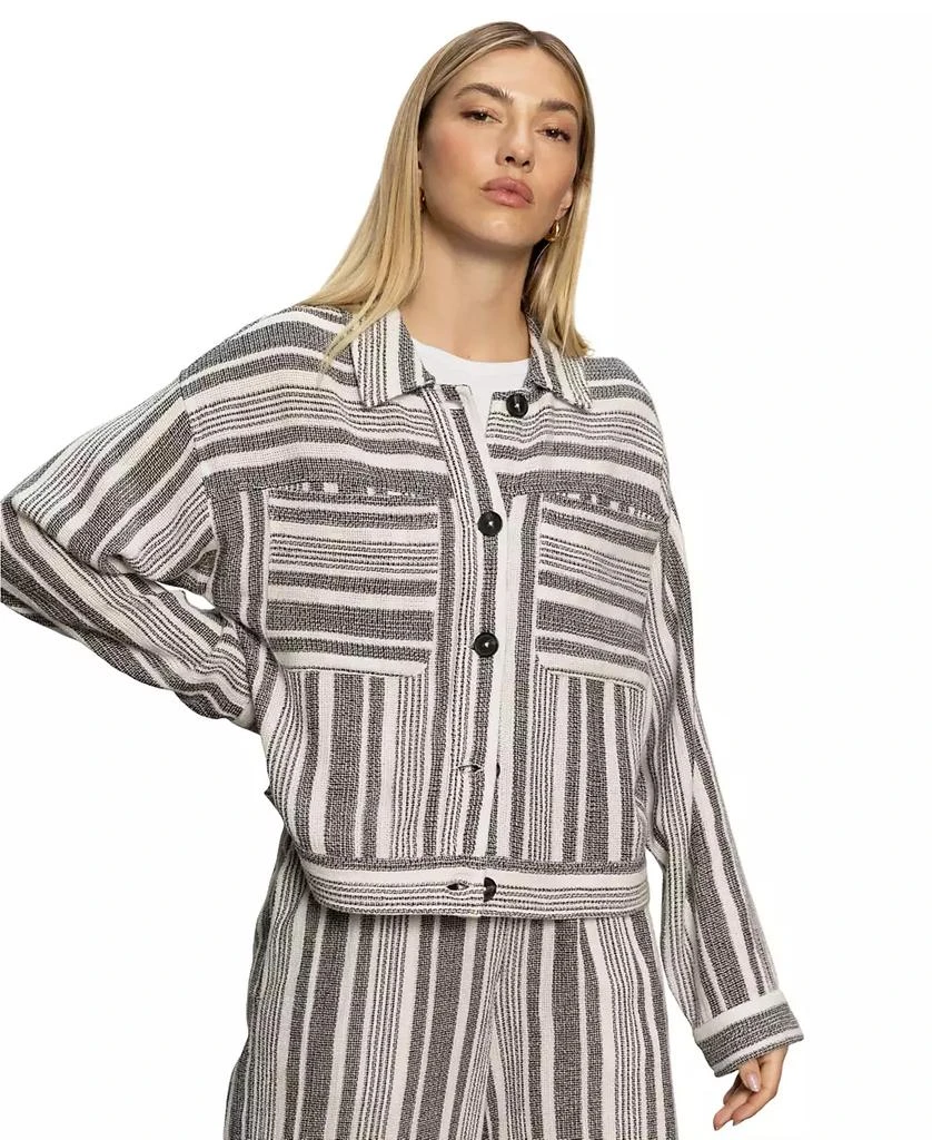 Sanctuary Women's Shoreside Cotton Button-Front Jacket 2