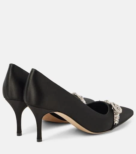 Manolo Blahnik Asa 70 satin pumps 2