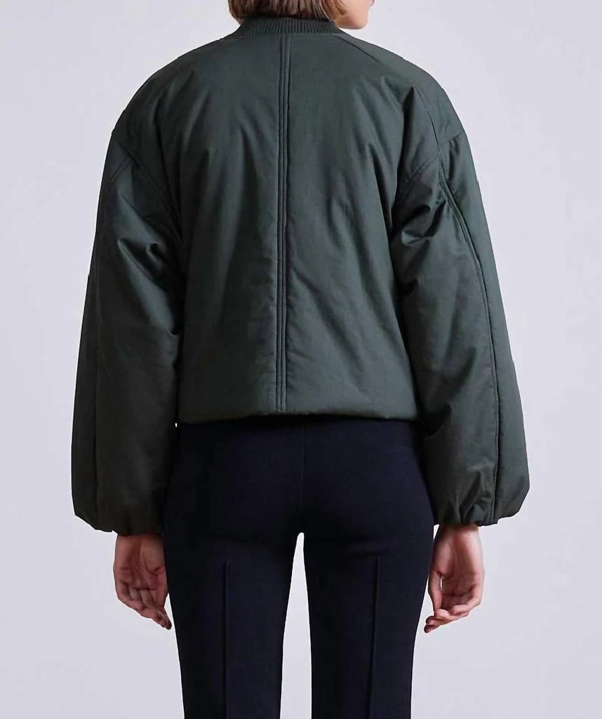 Apiece Apart Esteria Bomber Jacket In Loden Green 3