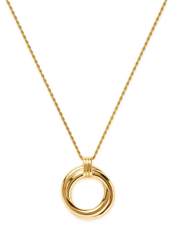 Missoma X Lucy Williams Entwine 18kt gold-plated necklace