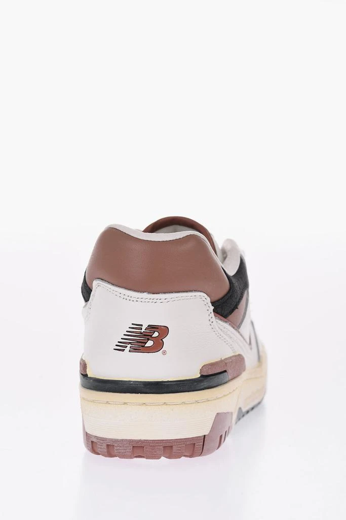 New Balance Leather Perforated 550 Low-Top Sneakers With Logo 2