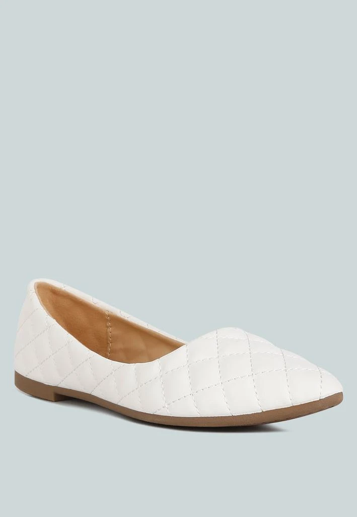 London Rag rikhani quilted detail ballet flats 4