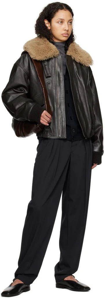 Lemaire Black Pleated Pants 4