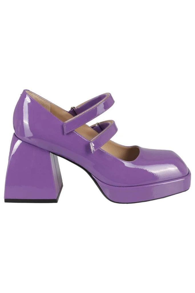 NODALETO Bulla Babies Lilac Patent Leather Sandals