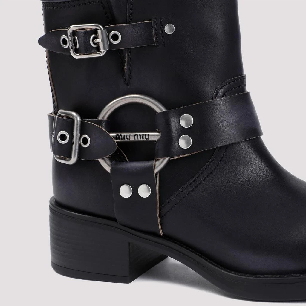 Miu Miu DONNA BOOT BLACK INTERIOR SHEEP 5