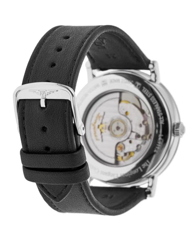 Longines Longines Elegant Collection Silver Diamond Dial Leather Strap Women's Watch L4.911.4.77.2 4