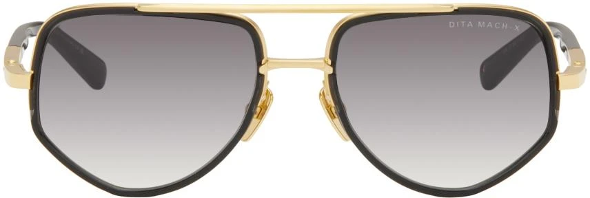 Dita Gold & Black Mach-X Sunglasses 1