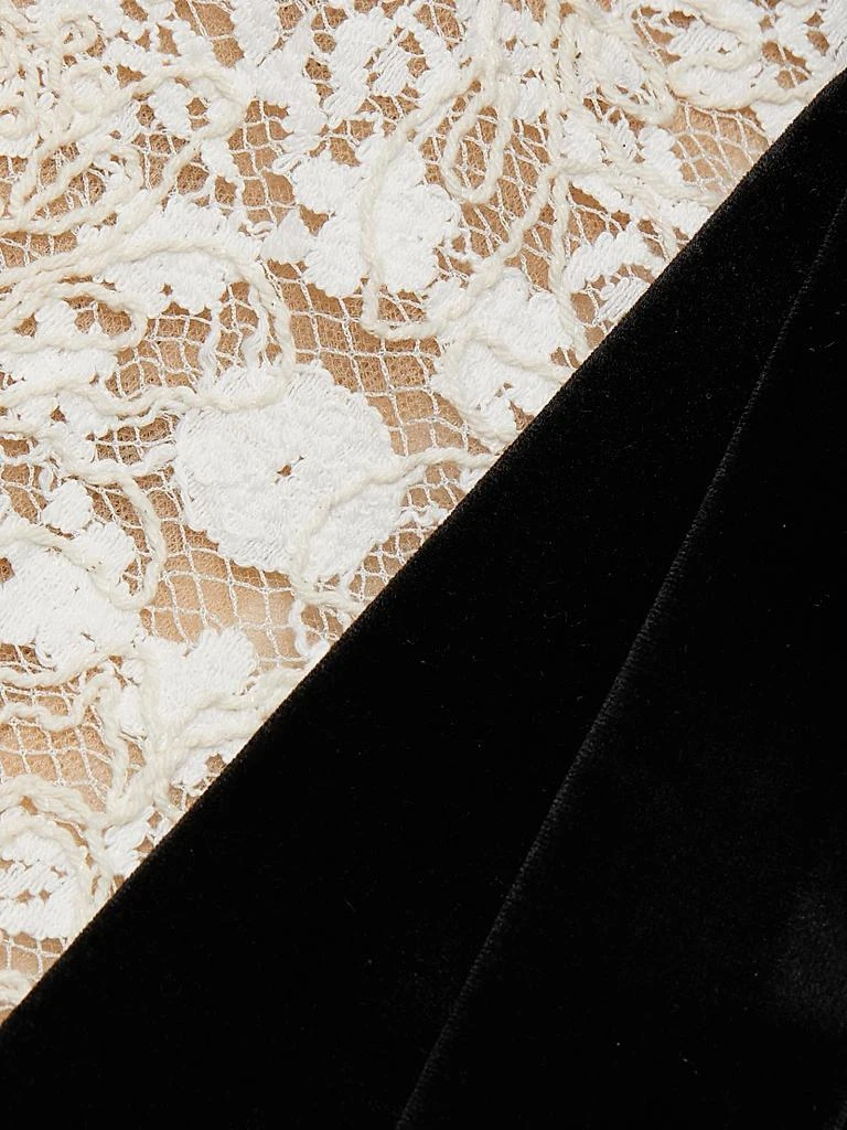 BRONX AND BANCO Courtney Blanc Lace Bow Minidress 7