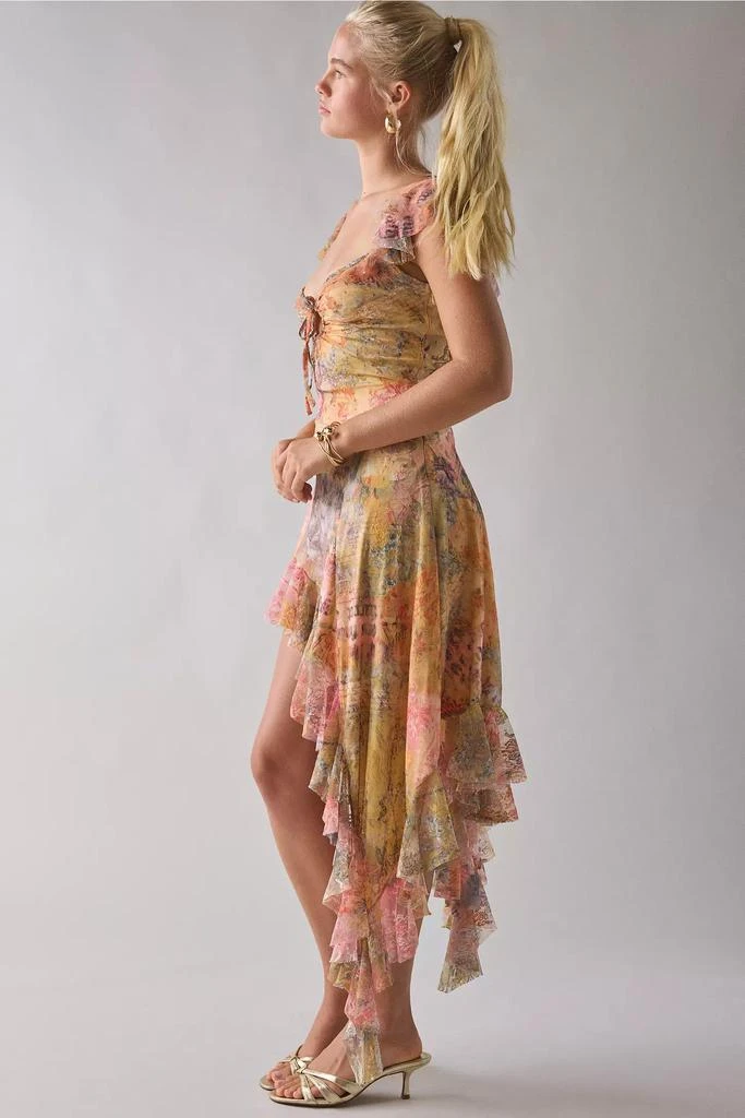 Urban Outfitters UO Hyacinth Lace Spliced Midi Dress 3