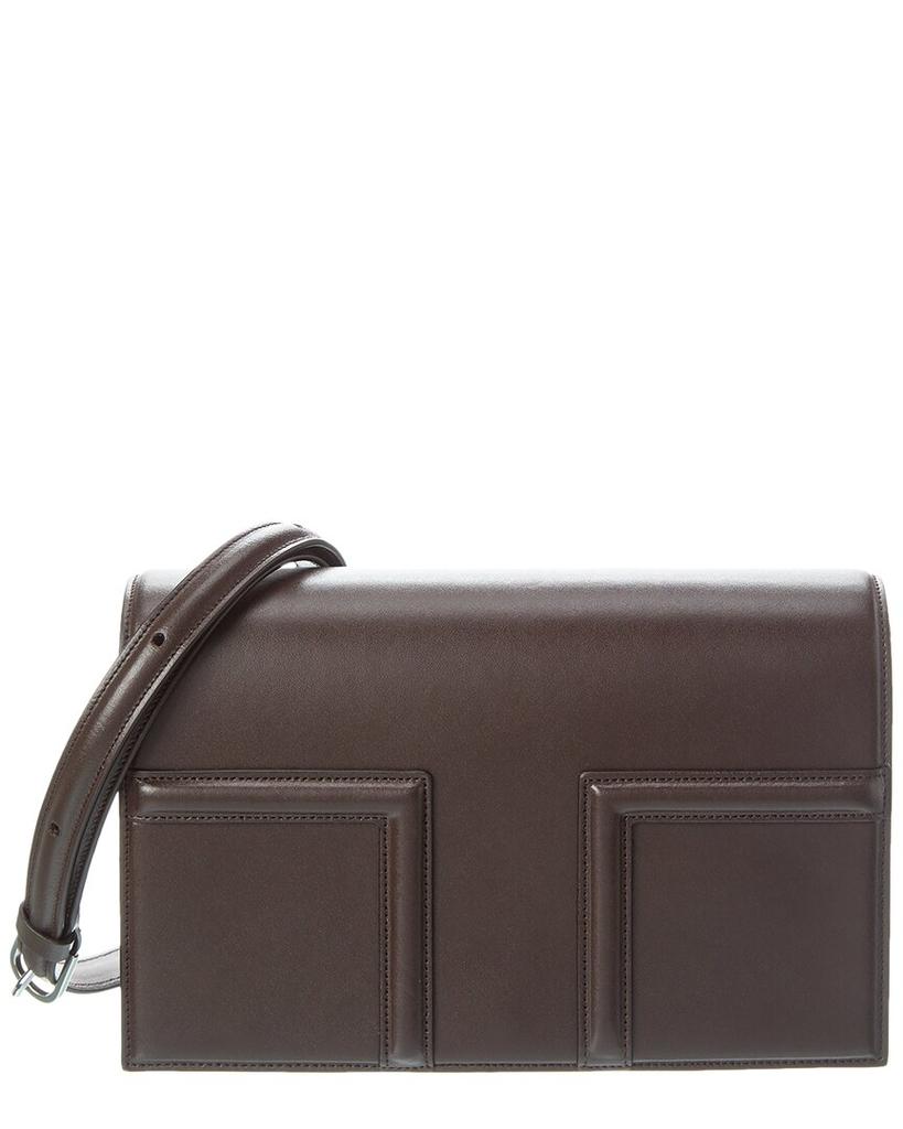TOTEME TOTEME T-Flap Leather Shoulder Bag