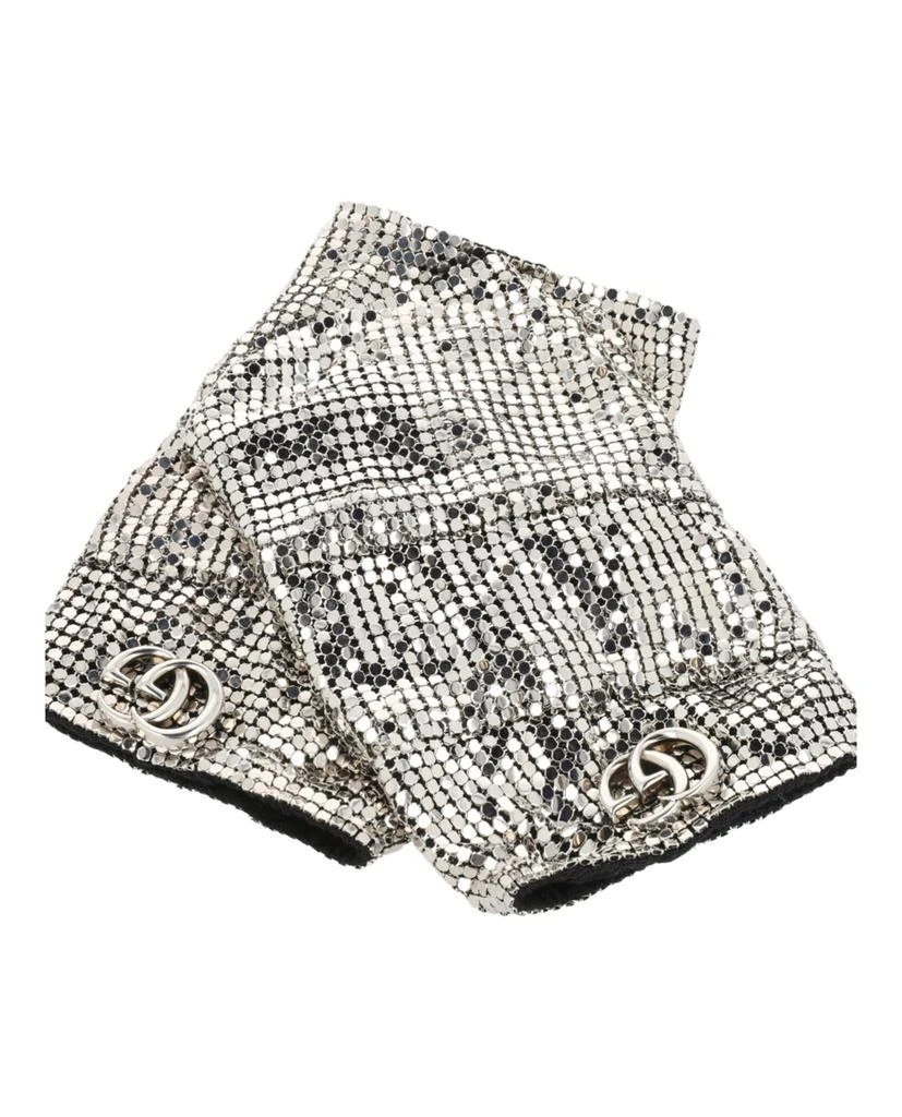 Gucci Double G Mesh Fingerless Gloves 3