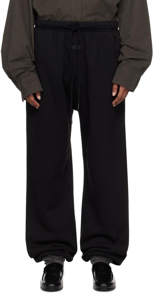 Fear of God ESSENTIALS Black Relaxed Sweatpants