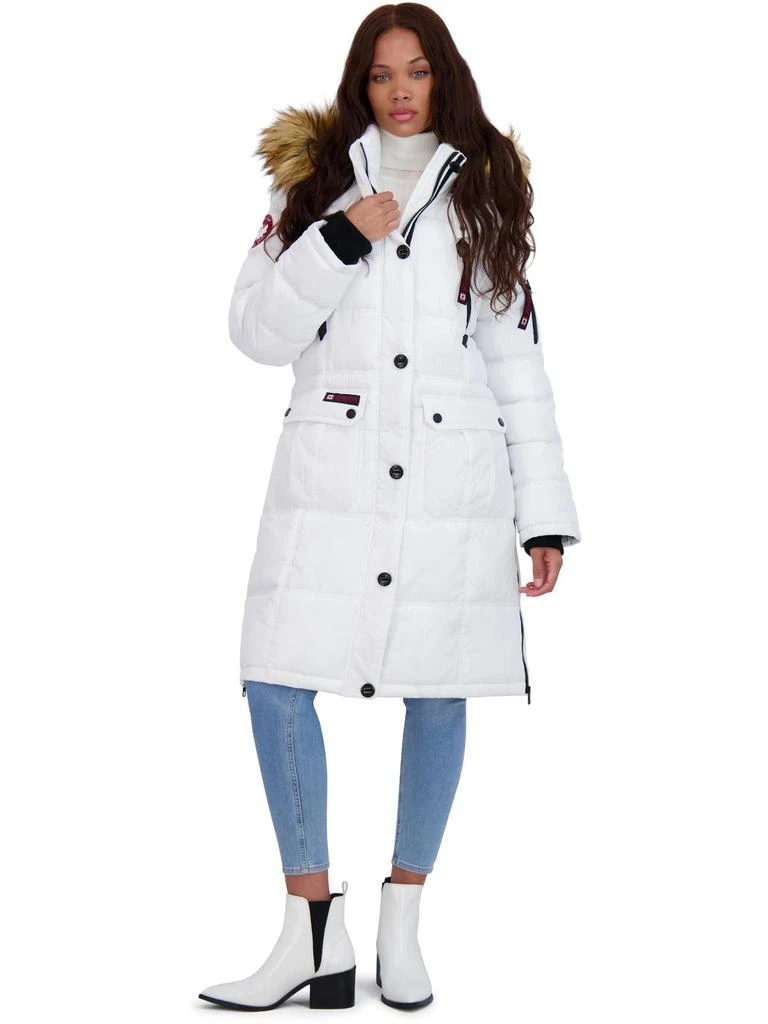 Canada Weather Gear Womens Faux Fur Heavyweight Puffer Coat 12