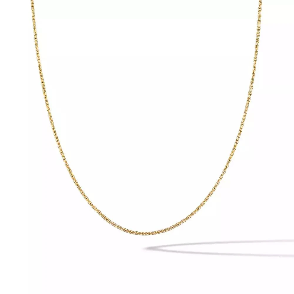 Vincero Women
s Rolo Chain Necklace in 14k Gold-Plated Sterling Silver with Extender