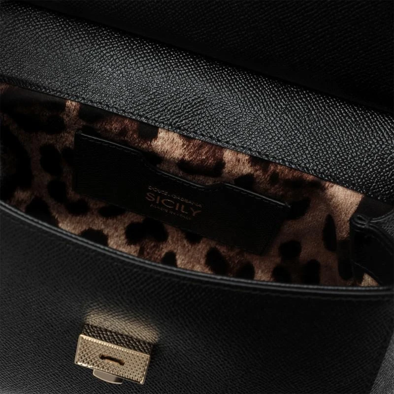 Dolce & Gabbana Medium black Sicily Hand Bag 5